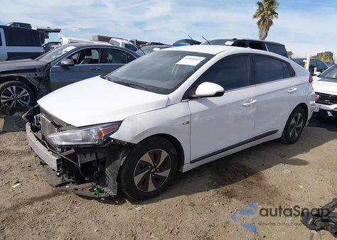 2017 Hyundai Ioniq Hybrid Sel z USA, uszkodzony, nr VIN KMHC75LC2HU040298